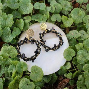 New Artisan Chunky GOLD simple classic trend hoops